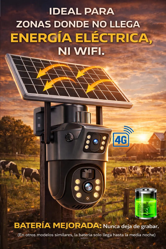 CÁMARA SOLAR ROBÓTICA DOBLE LENTE